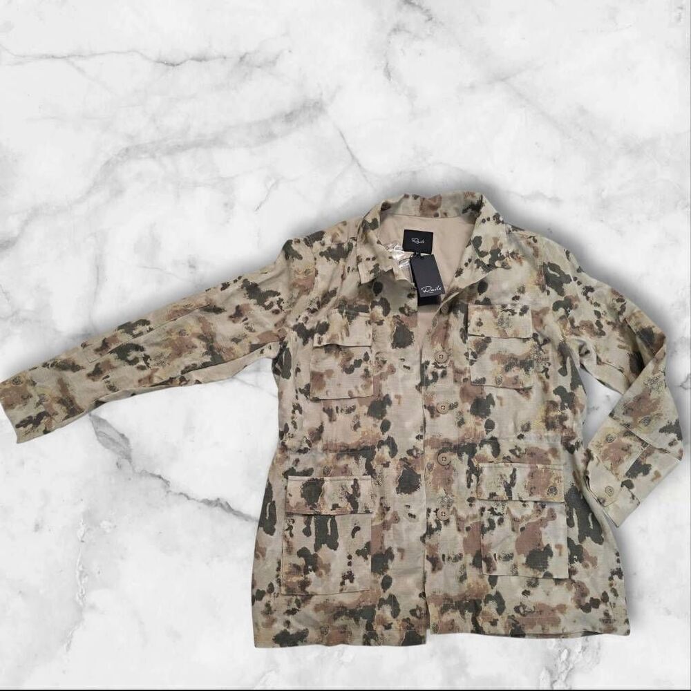 Rails Fulton Camo Print Field Jacket Size Medium
